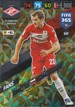 Dmitri Kombarov Spartak Moscow 2018 FIFA 365 Fans' Favourite #317